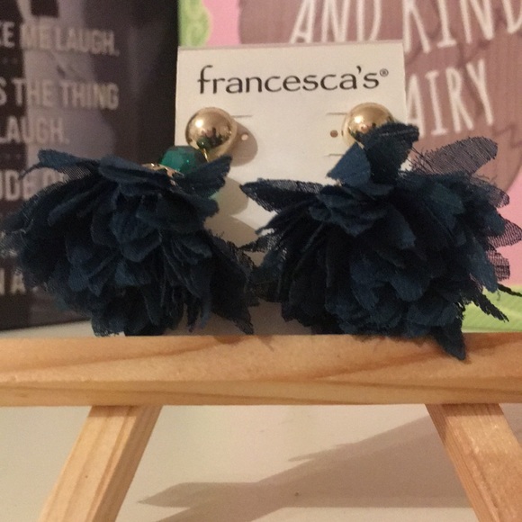 Francesca’s tassel feathery earrings - Picture 4 of 4